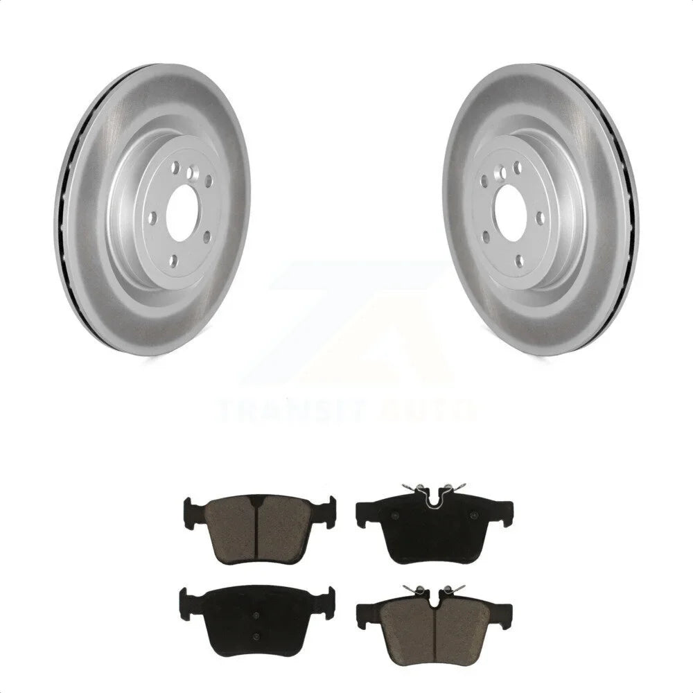Transit Jaguar Kit XE Pads Auto Brake Rear - And Disc Rotors Coated XF Ceramic KGC-102389 For