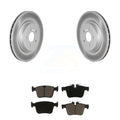 Transit Jaguar Kit XE Pads Auto Brake Rear - And Disc Rotors Coated XF Ceramic KGC-102389 For