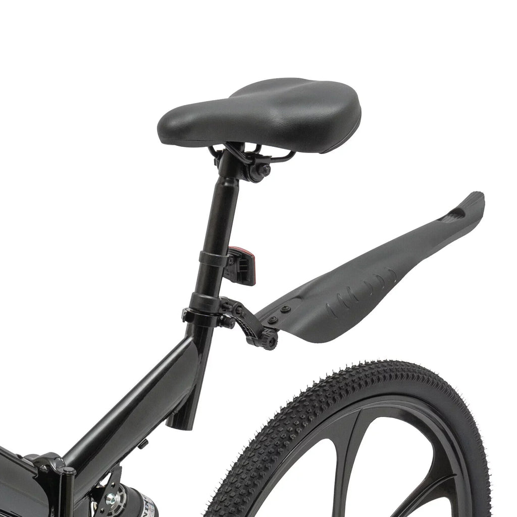 Carbon City 21-Speed Folding Bike Light 150kg/330lbs Shifter Miumaeov Bicycle Adult Steel Folding 26" Weight Camping Bike Black Max Loading