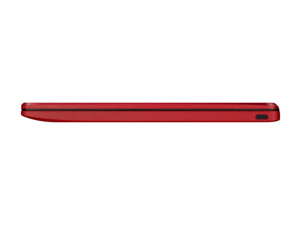 Intel ASUS Red, Chromebook 32GB 4GB Flash Storage, C223NA-DH02-RD Laptop Celeron, in RAM, 12,