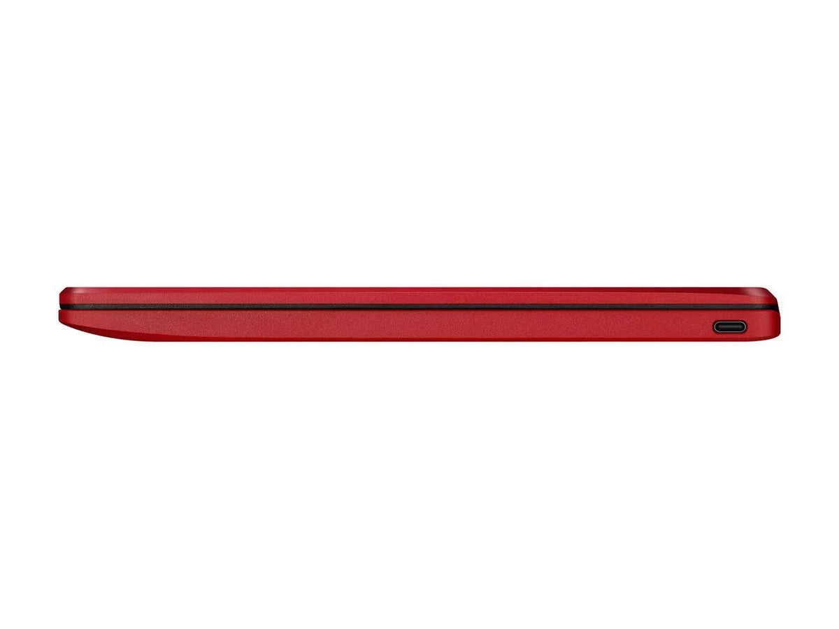 Intel ASUS Red, Chromebook 32GB 4GB Flash Storage, C223NA-DH02-RD Laptop Celeron, in RAM, 12,