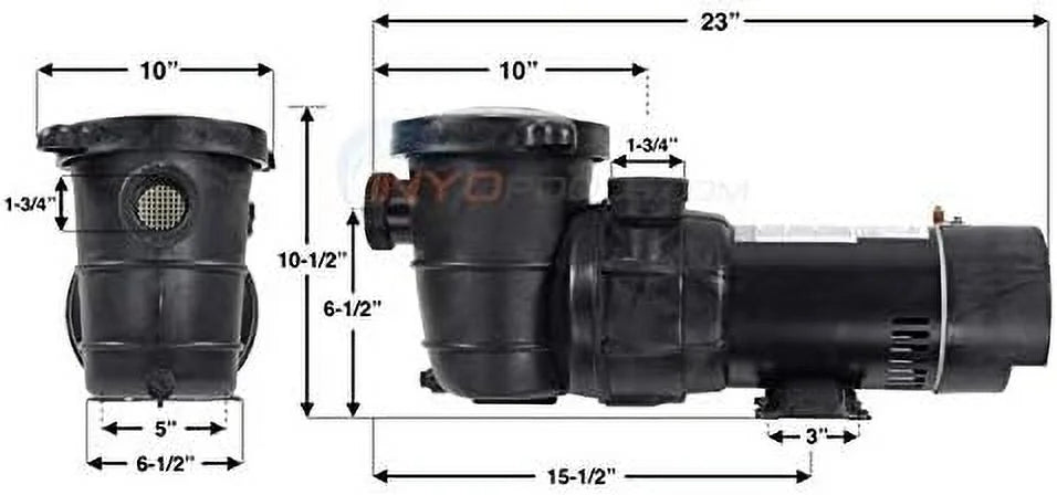 XL Above Speed Single 0.75 Pool Pure Pump, , Ground Pro