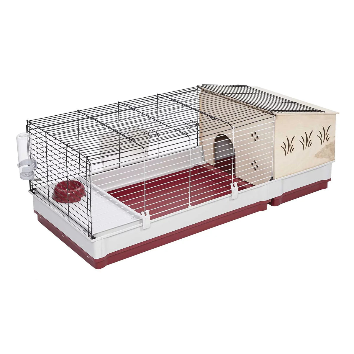 Wood For Homes Deluxe Rabbit MidWest Pets Hutch Home Extension Wabbitat