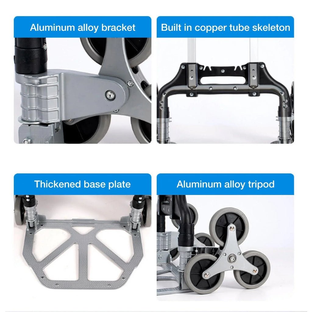 Folding With Heavy Dolly Workplace, Stairs Duty Portable Warehouse Moving, Distribution Truck Luggage, TOPATY Trolley Wheels | Travel, Collapsible | For For Moving Shopping,