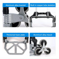 Folding With Heavy Dolly Workplace, Stairs Duty Portable Warehouse Moving, Distribution Truck Luggage, TOPATY Trolley Wheels | Travel, Collapsible | For For Moving Shopping,
