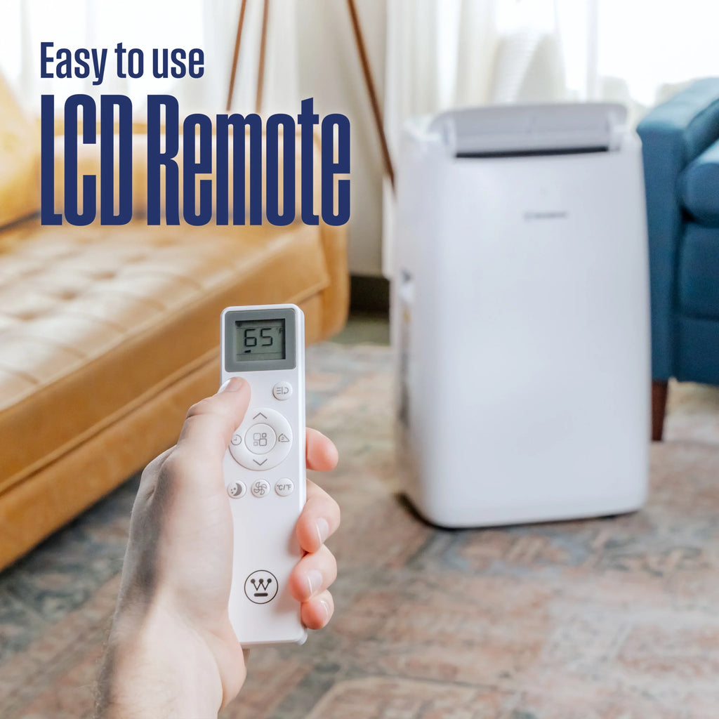 Remote Portable Ft Conditioner 14,000 Sq Smart & to Westinghouse App, 700 Air with up with Dehumidifier BTU