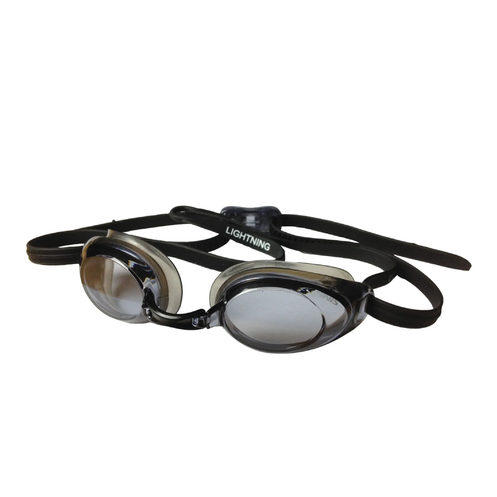 Swim with Goggles Black/Smoke FINIS 4 Swimming Silicone Adjustable Men Goggles Women Adult - Goggles - Goggles - with and Competitive Straps - for Interchangeable Pieces Watertight Lightning Swim Nose