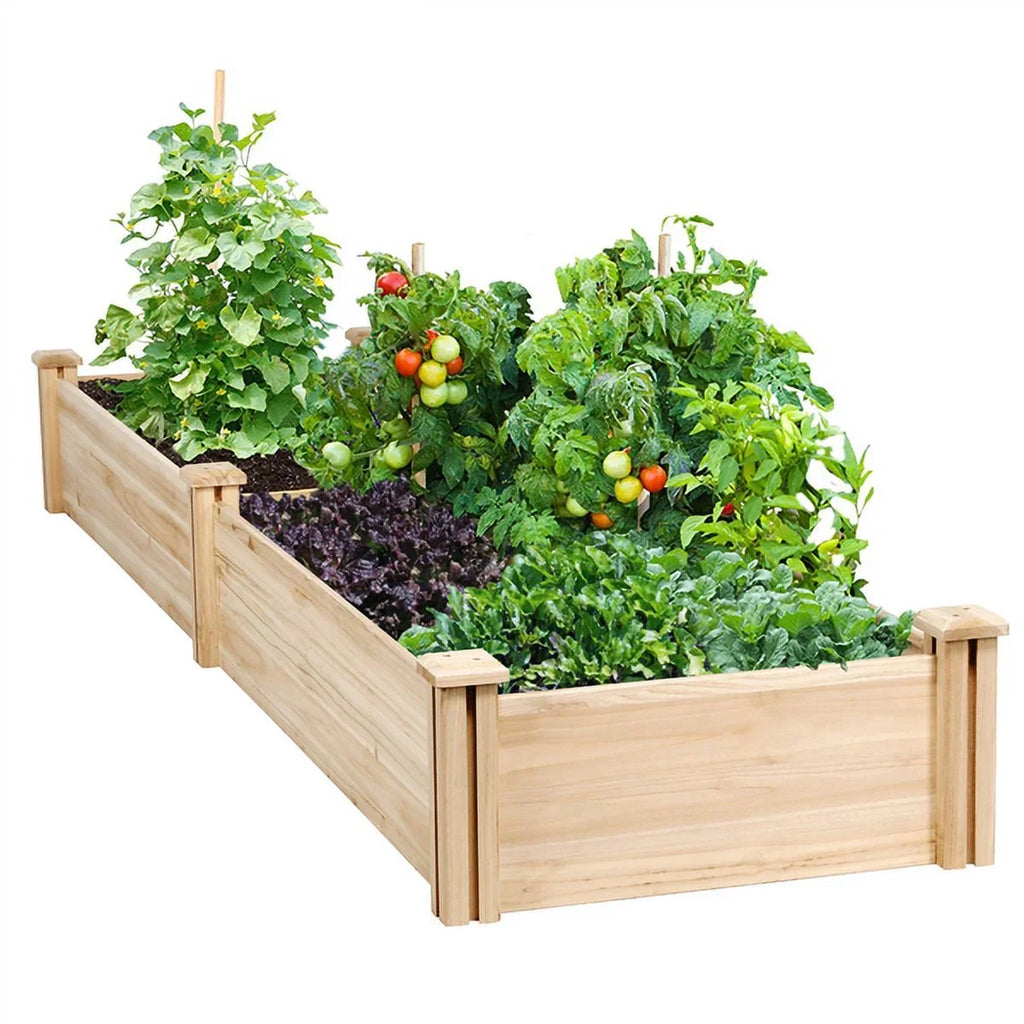 Yard Bed for Raised Greenhouse Planter Box Patio Alden Wooden Design Garden