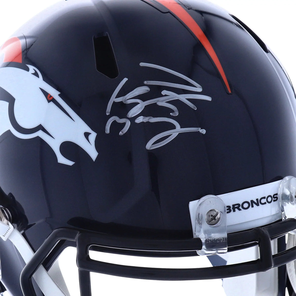 Helmet Certified Denver - Riddell Speed Broncos Autographed Fanatics Replica Peyton Manning Authentic