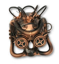 Mask Masquerade Light-Up Skull LED Post Adult Copper Steampunk Goggles Metallic