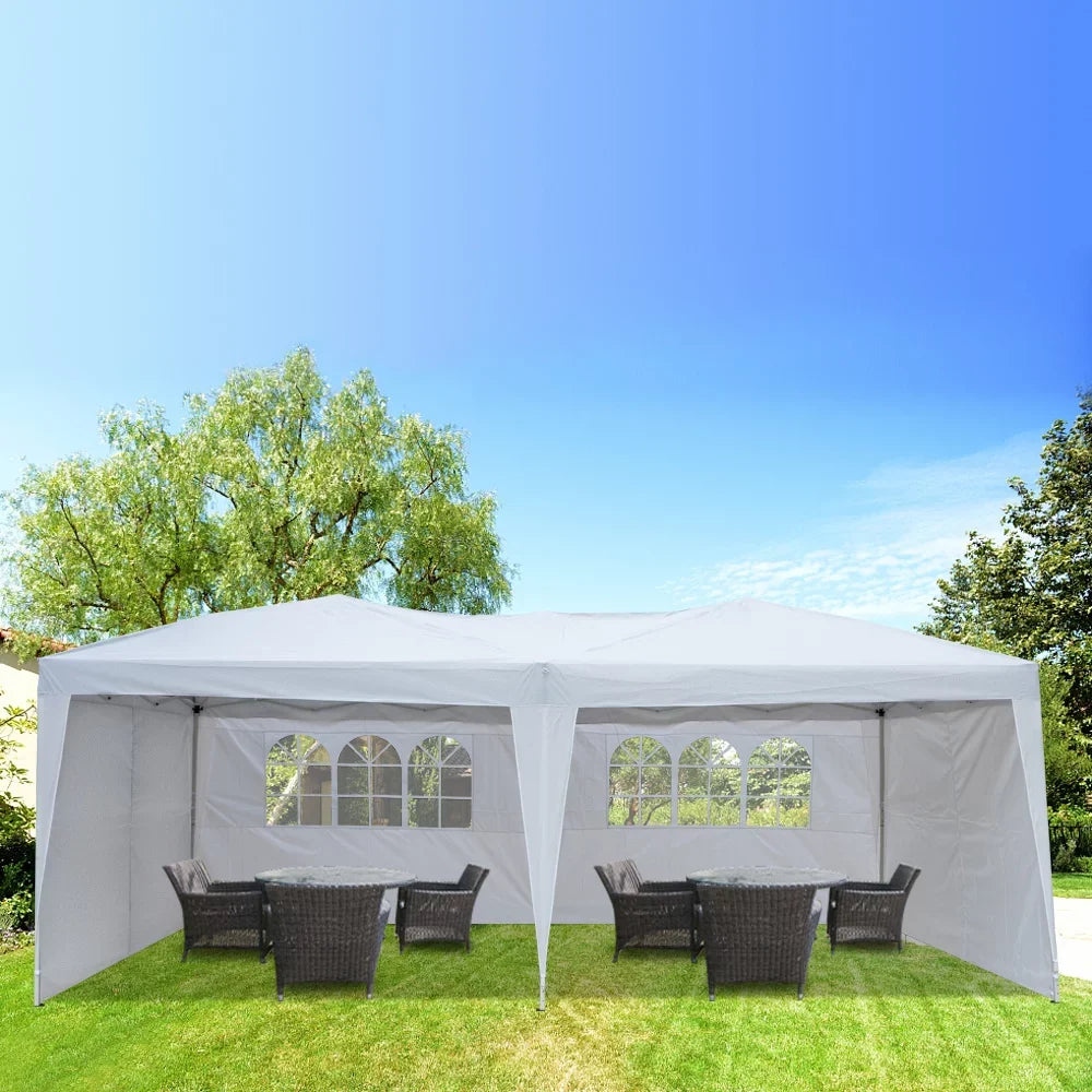 H) - 8.5)ft and x - x 10 Waterproof enjoy x our any 300 durable 250)cm x (L W x 49.83 Stay Windows tent! - dry (600 (20 with Tent event White Folding / x with -