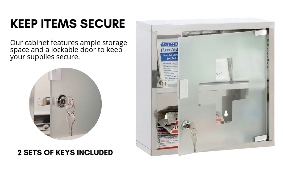 Cabinet Lockable Toughty Medicine