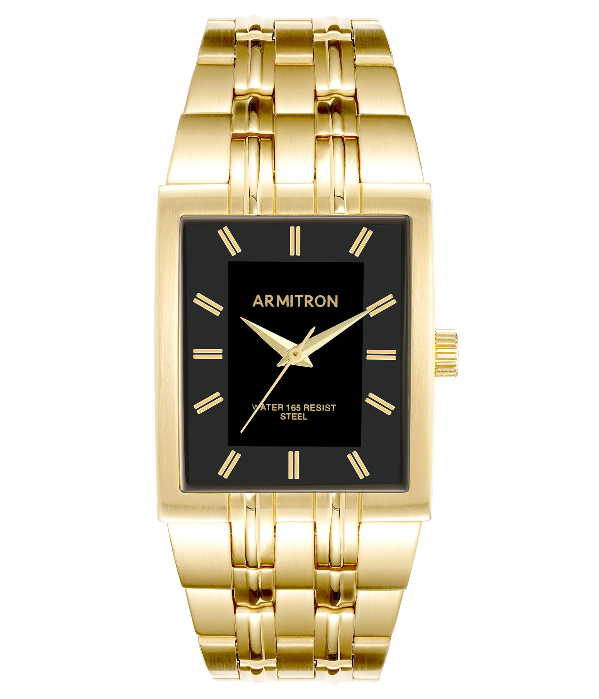 Watch Bracelet Gold Dress Mens Metal Band Tone with Armitron