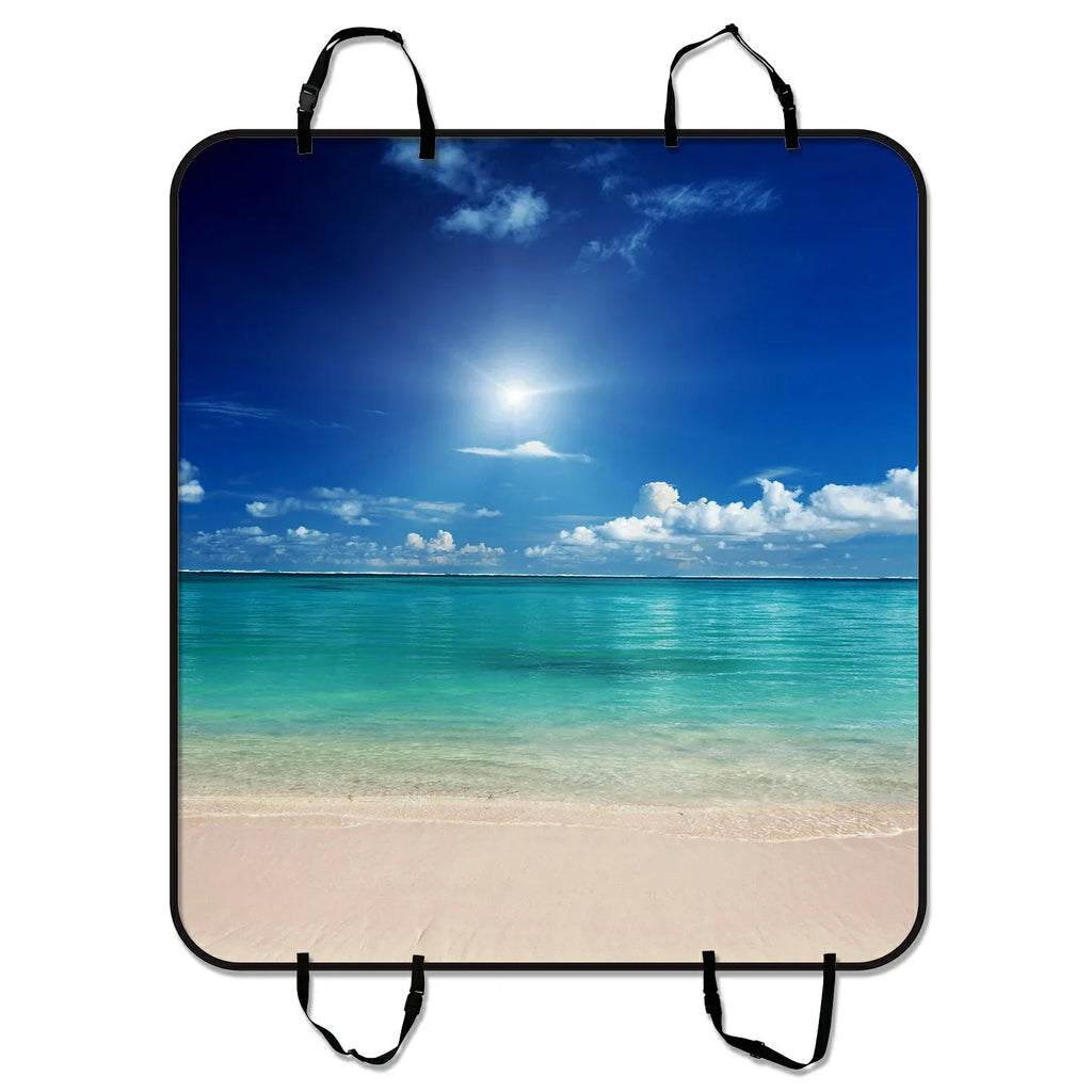 Beach Mat Trunk 54x60 Cargo For Cars and Cover Seat Tropical Seat Car Mat Car inches Dog Hammock GCKG Pet Mat Trucks SUV