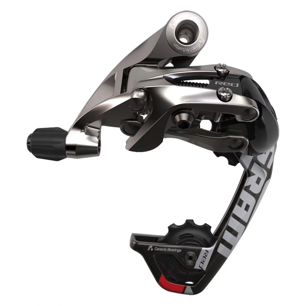 Rear - Derailleur Red 10 Cage, SRAM Speed, Medium Black/Silver WiFli