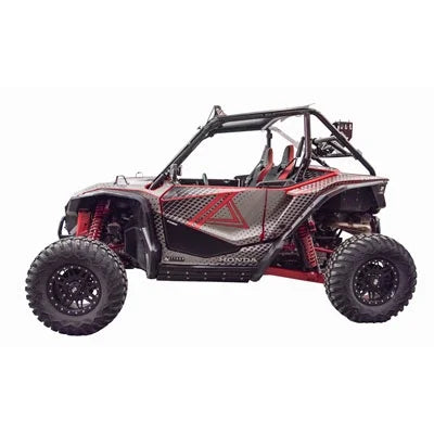 2019-2021 1000X Tusk Talon Inserts Aluminum Door For Lower Honda Black