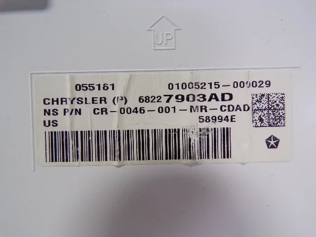 17 OEM 45k Miles Cluster LKQ Pre-Owned Speedo Chrysler Speedometer (Good) Pacifica
