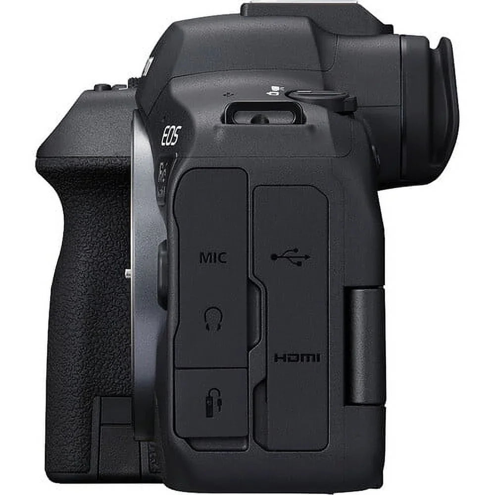 '+ Card LPE6 Card + + Battery (5666C018) Charger Reader Canon Corel 24-105mm Mirrorless Photo Memory + EOS + More + II Lens with f/4-7.1 External + Case 64GB Camera R6 Software Mark