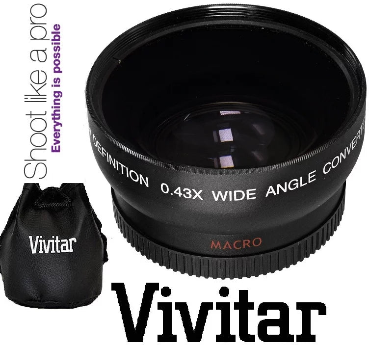 Angle Panasonic For Compatible) DMC-G7K Wide Lumix Set Lens & Hi-Def Telephoto DMC-G7 (46mm