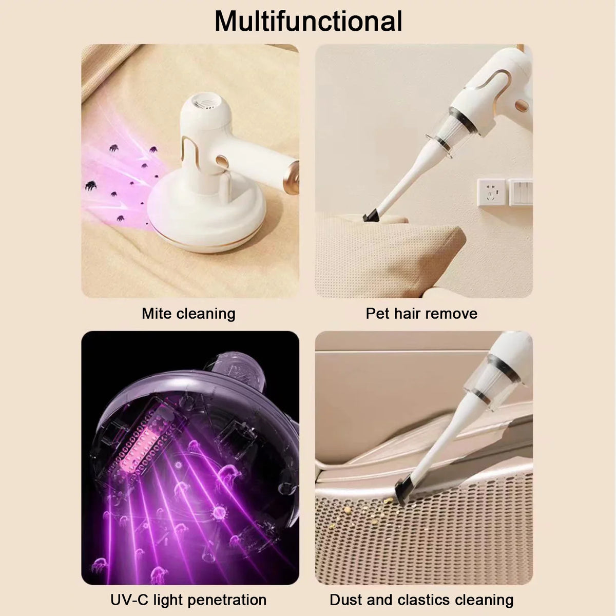 Anself Couch Mint Pet Cleaning Suction Machine Lamp Mattress Dust Timesmin for Cleaner Deep Carpets Strong Handdeld 8000 Removal Sofa Hair Bed