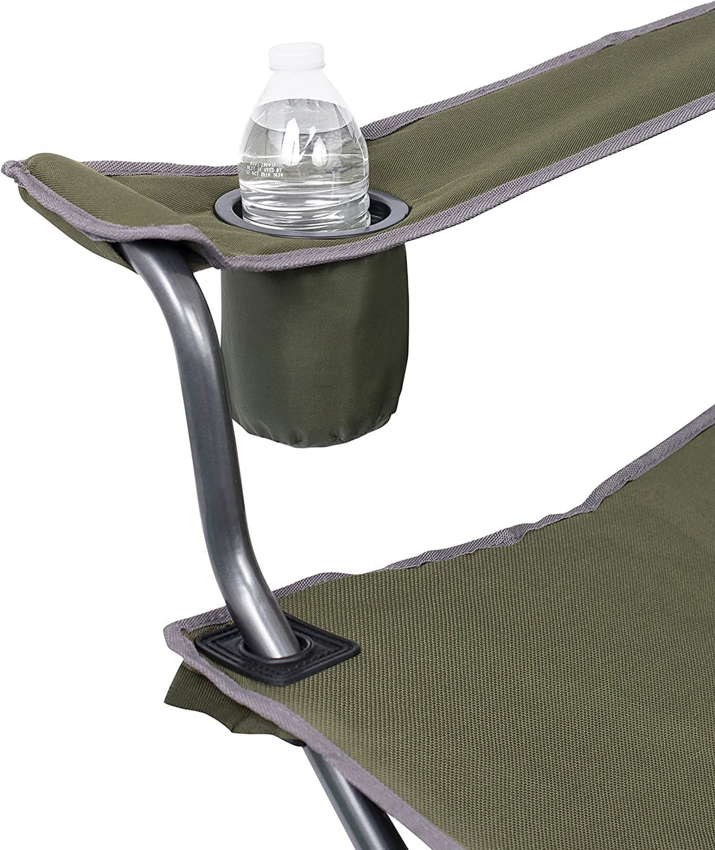 Best Bag Chair Camping Insulated Case Folding - Cooler XL - Duty - Green - - - - Wide Holder Cup Internet's Padded Extra Outdoor Quad Sports - Heavy Carrying Beach - -