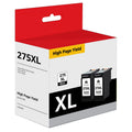 (2 Canon TS3520 275 Black for TR4700 PIXMA Printers Pack) with Compatible TS3500 PG275 XL TS3522 275XL Cartridge Ink Canon TR4720 PG-275XL