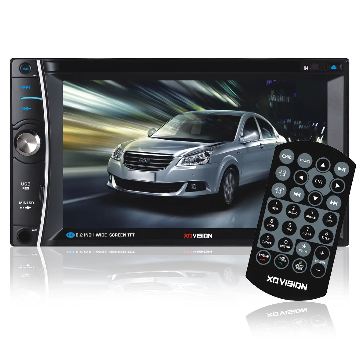 Touch XOD1752BT In-Dash XO 6.2" Screen Receiver DVD Vision