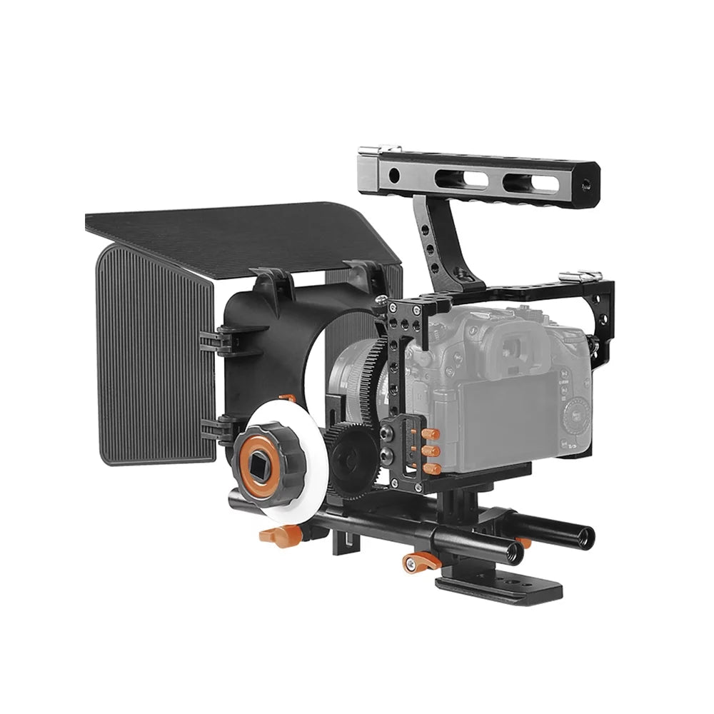 '+ Kit + Rod W/matte Film Film A7s/a7/a7r/a7rii/a7sii/a7iv 15mm Camera 15mm Alloy A7s/a7/a7r/a7rii/a7sii+ + Andoer Box Camera W/matte Box Handle + Box Eryue + Handle Cage,Aluminum + Rod W/matte