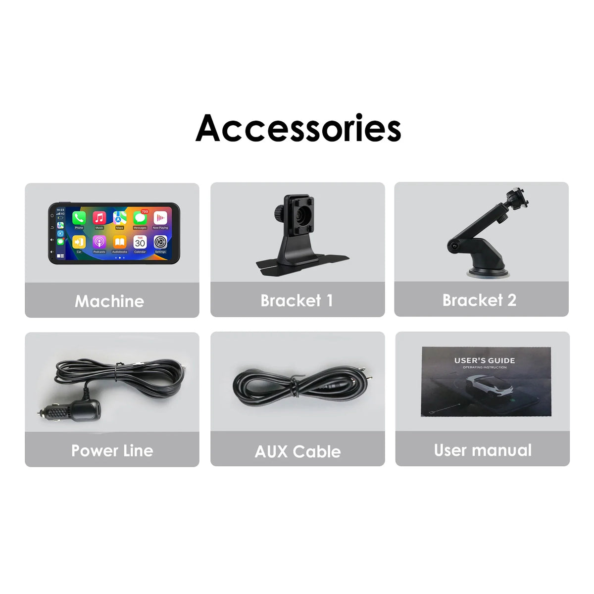 Audio Support Radio Apple 6.25" Wireless Ossuret With Car Stereo Camera Navigation Android Carplay Bluetooth Adjustable Receiver Touchscreen Backup Auto 360° GPS