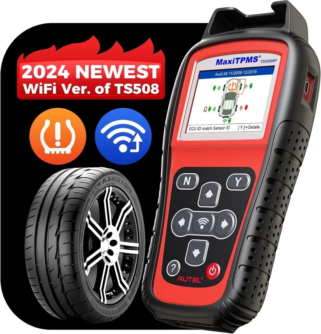 TS508WF Reset DTCs, TPMS Upgraded Scan Tool MaxiTPMS Autel Sensors, Tool TS408 TS508 TPMS Relearn/Activate Programming Read/Clear All of TPMS