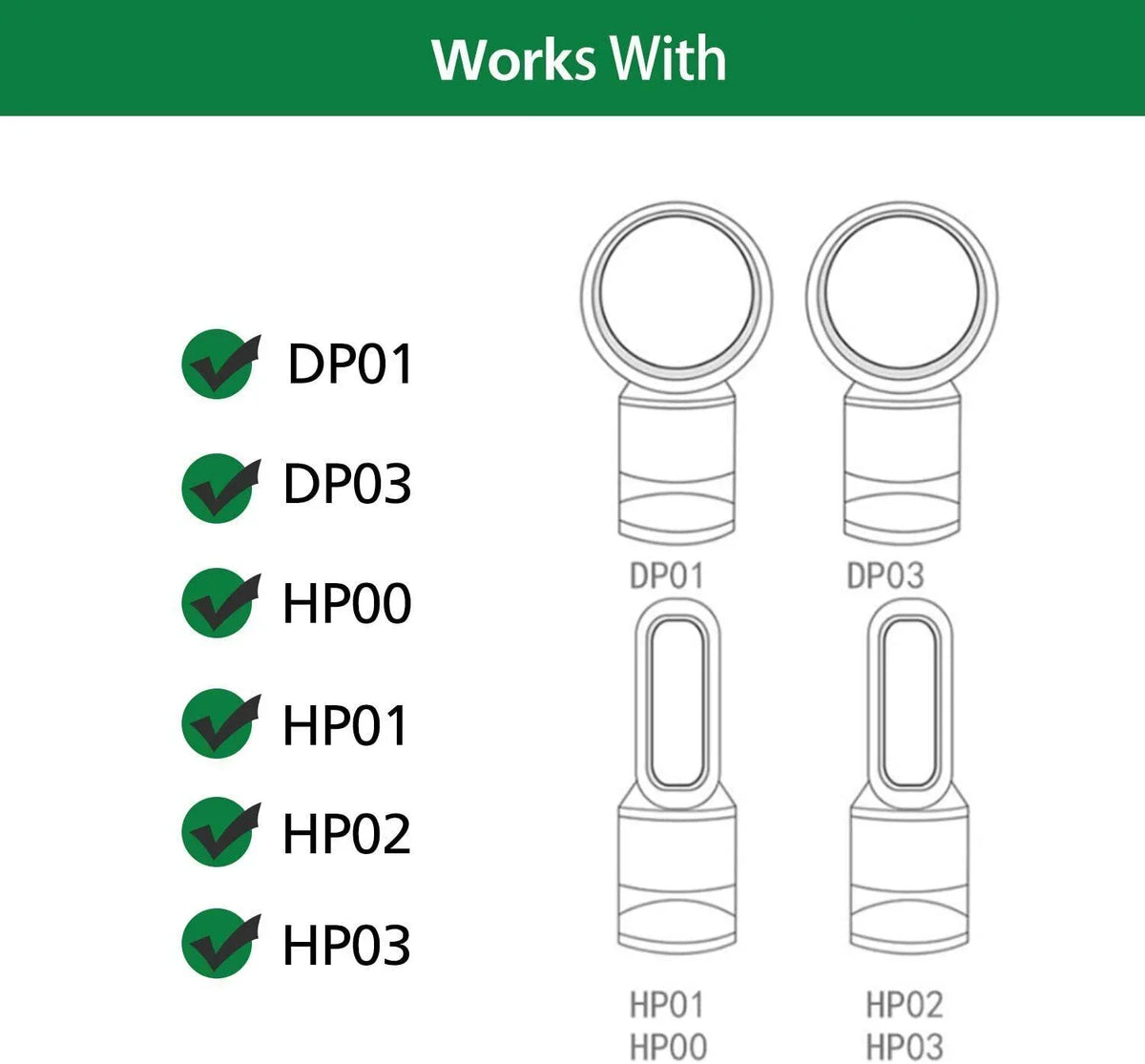 Air DP03 HP00 ,High-Efficiency 2 Replacements HP02 HP01 4G-kitty 968125-03 Carbon,Compatible Purifier,Part Activated Pack with Filters Desktop DP01 HP03 Purifier Number