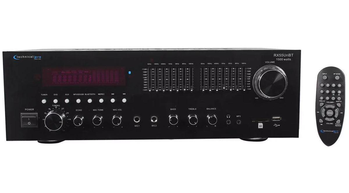 Bluetooth Receiver+4) Pro Theater RX55URIBT Speakers Home 6.5" Technical Ceiling