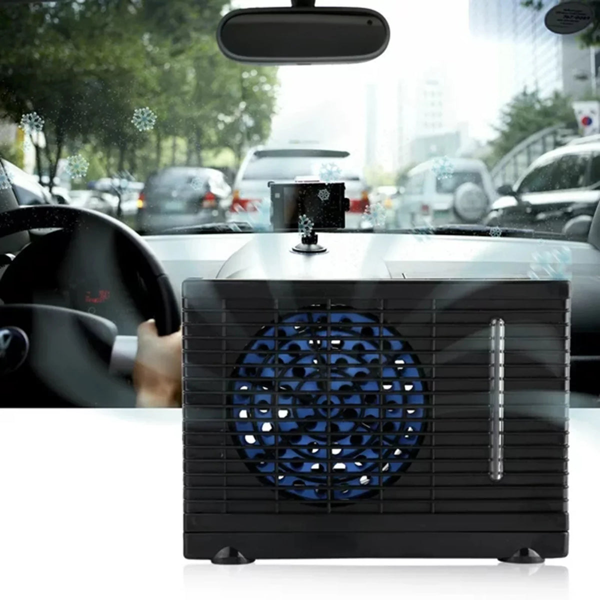 Car Air Air Conditioner Air Water Holder Mini Car Evaporative Conditioner Fan Conditioner Evaporative Truck ZiSUGP Phone Cooler Car Home 12V Portable