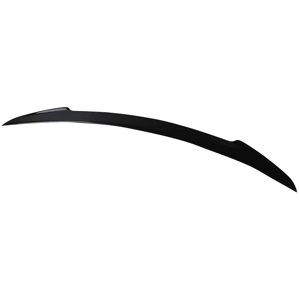 2013 2012 Compatible 2015 2014 2016 Ikon Motorsports Wing H Rear 2018 Style Spoiler Trunk Model 2017 S with Tesla - Fiber CF Carbon 12-23