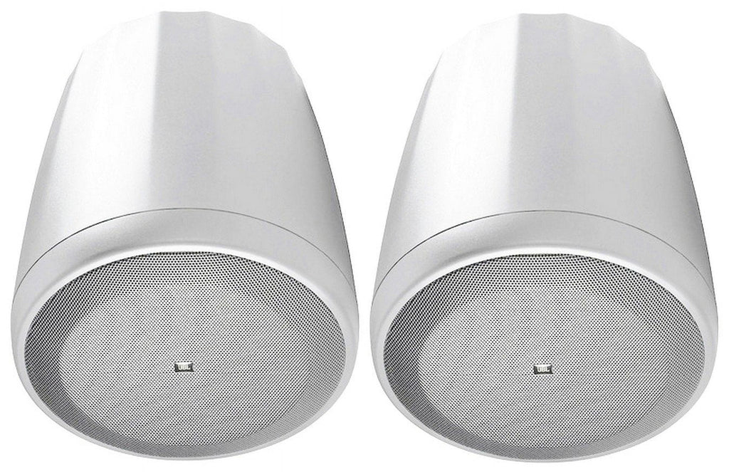 Amplifier+(6) 4-Zone White Source Speakers Commercial Matrix Pendant Multi JBL