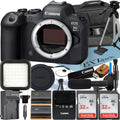 Accessory 32GB R6 ZeeTech (Body) 2 Card II Case with Mirrorless SanDisk Bundle Pack Memory Camera + + Canon EOS Mark