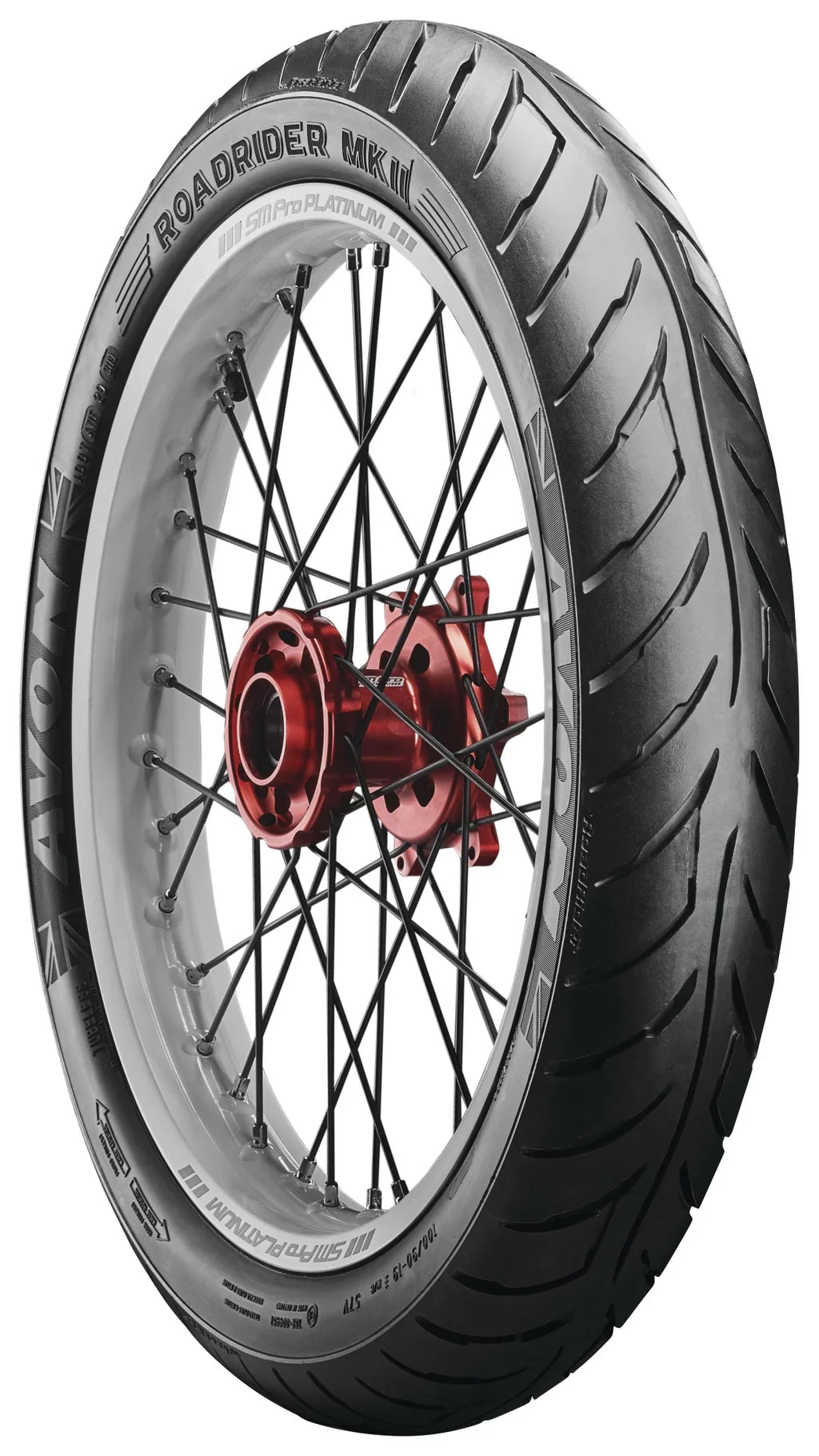 (638320) 110/80-17 Roadrider Tire Avon Front MKII