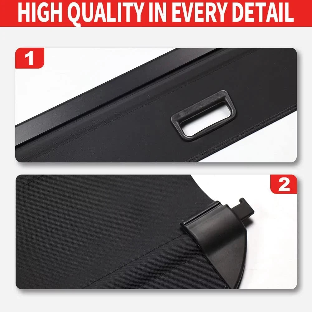 Black 2024 For SUV Retractable Ioniq 2022-2024 Cargo Fit Accessory Trunk Hyundai Ioniq Cover Cover Shield Rear 5 2023 Hyundai Privacy 2022 5 Shade 5-Seat