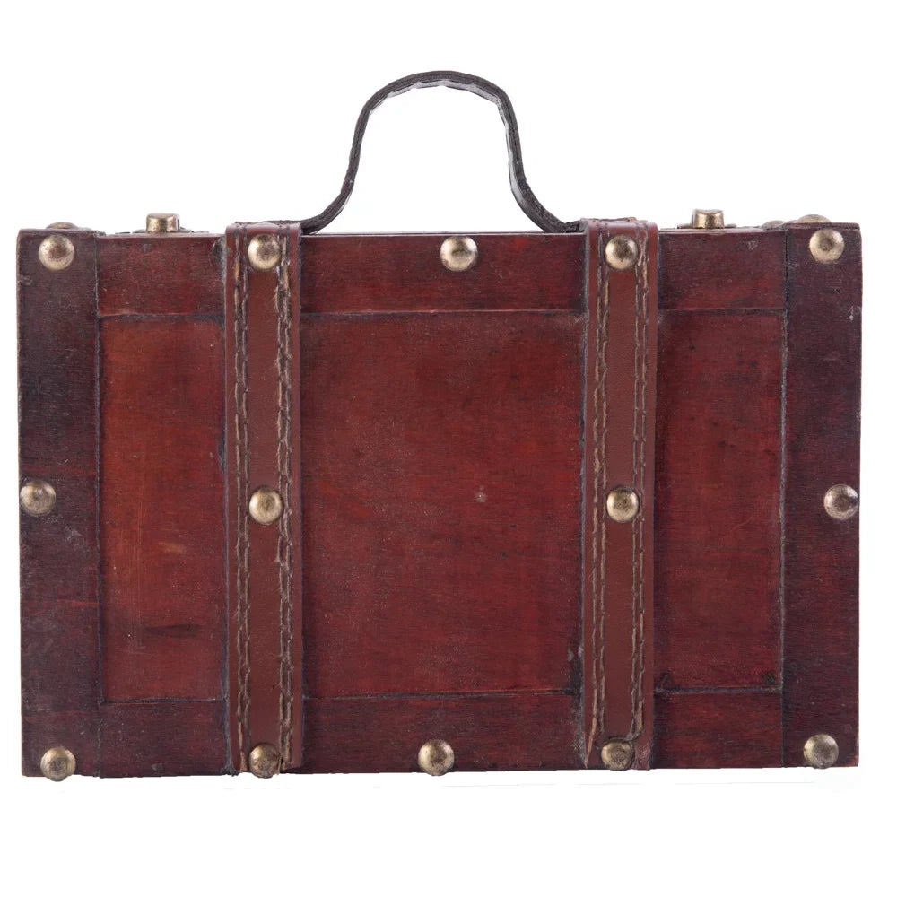 Straps Suitcase Old-fashioned Small with