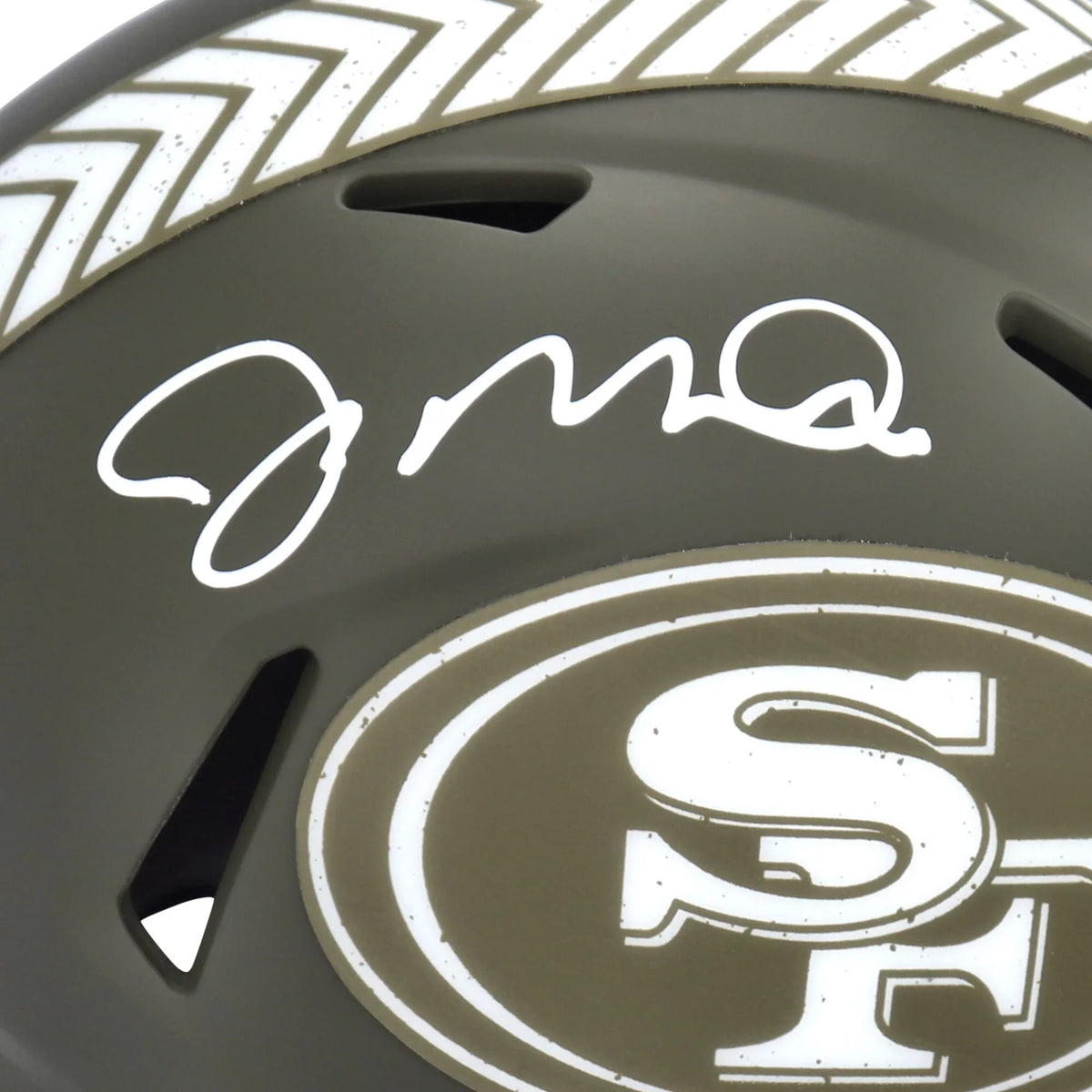 Service 2022 San Joe Helmet Speed Francisco Mini 49ers Autographed Riddell Salute To Montana