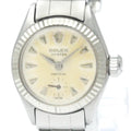 Stainless (Fair) Steel ROLEX Mens Pre-Owned Hand-Winding Precision 6525 Watch Vintage BF565424