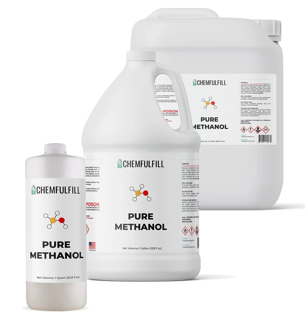 (MeOH; oz)) (640 Methyl Methanol) Purity Methanol Alcohol (5-Gallon High Chemfulfill fl -
