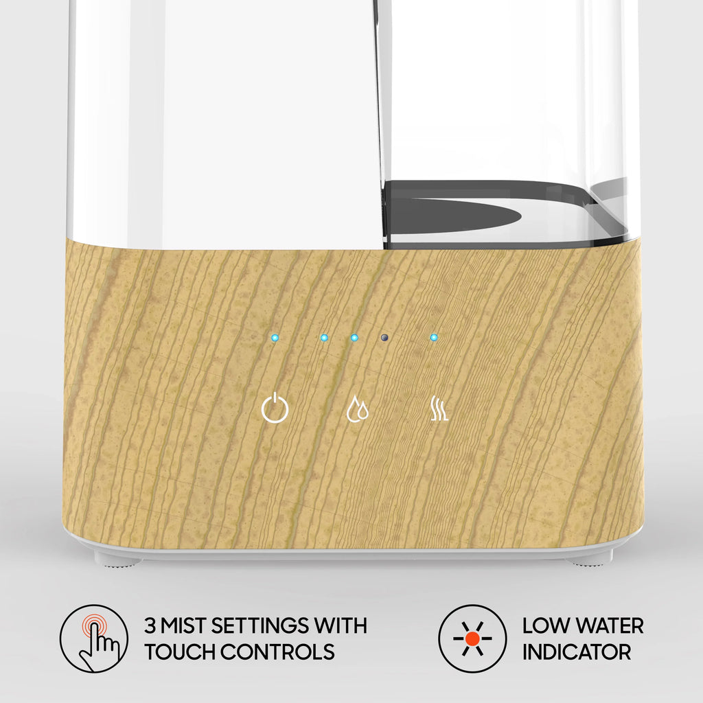 UHS2 Mist, Cool Filter or Image 3 Warm Ultrasonic Settings, Sharper Whisper-Quiet, Humidifier, Free