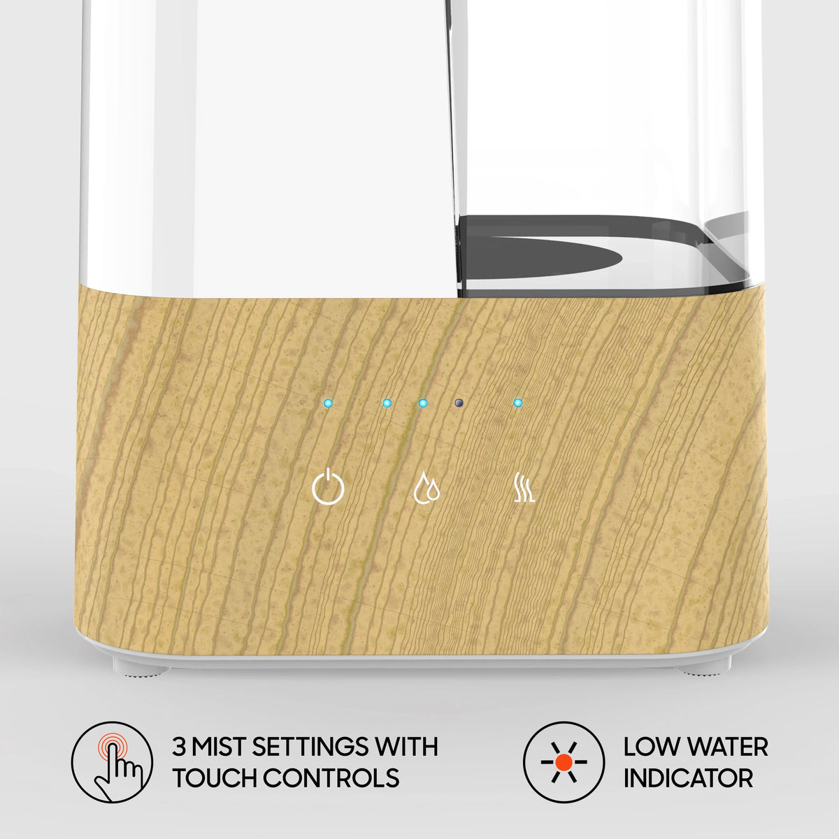 UHS2 Mist, Cool Filter or Image 3 Warm Ultrasonic Settings, Sharper Whisper-Quiet, Humidifier, Free