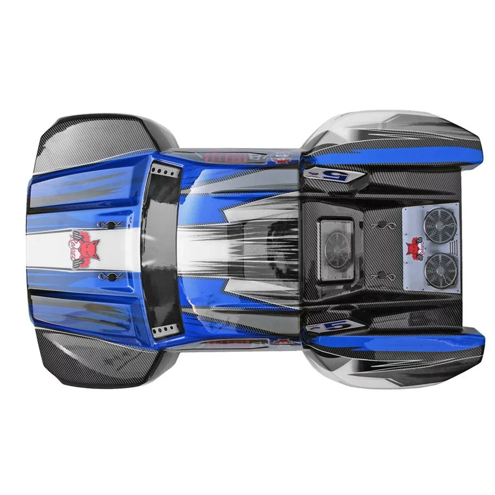 Short Racing Redcat Motor Electric Brushed Truck, RC Course Blue SC Blackout