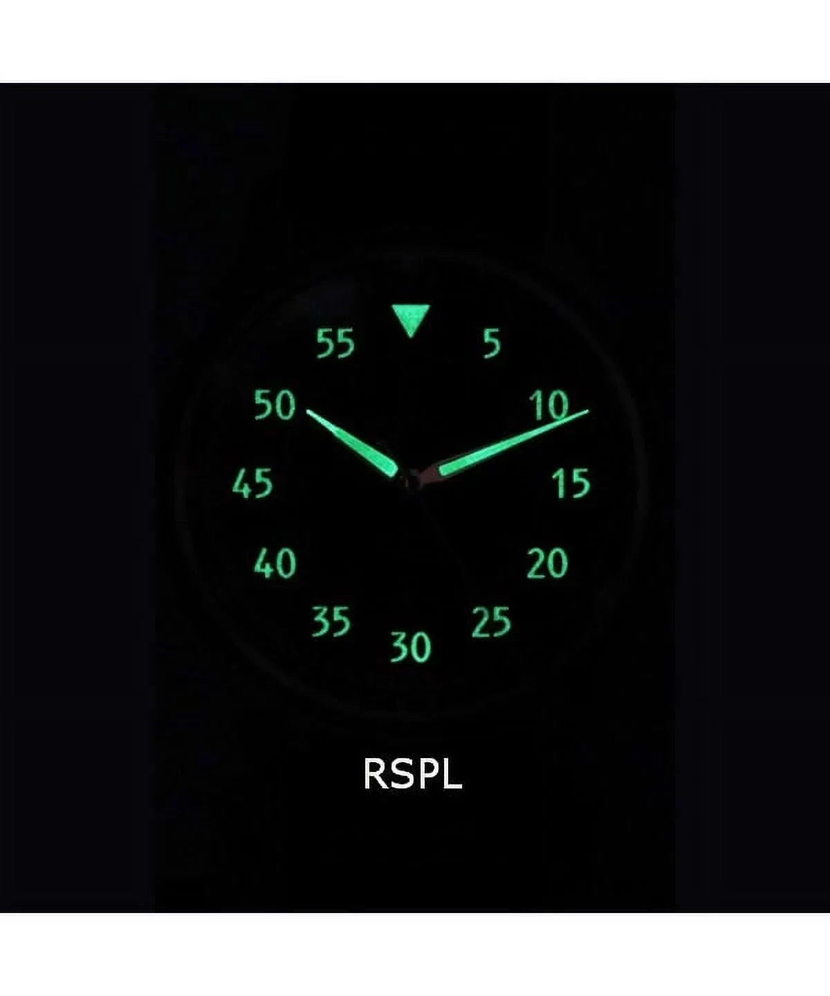 Automatic Men's Dial Textured RTS320 200M Pilot Ratio Leather Watch Black Skysurfer