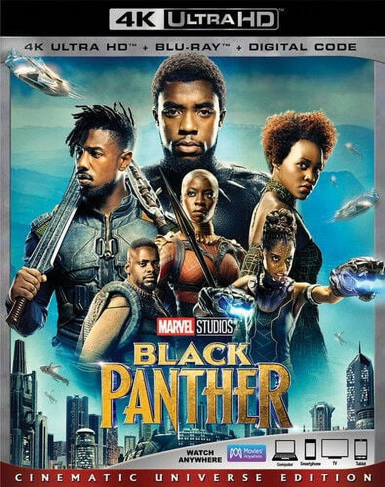 Blu-ray] UHD Digital With Blu-Ray, Ac-3/Dolby Panther Mastering, Black [New 4K 4K