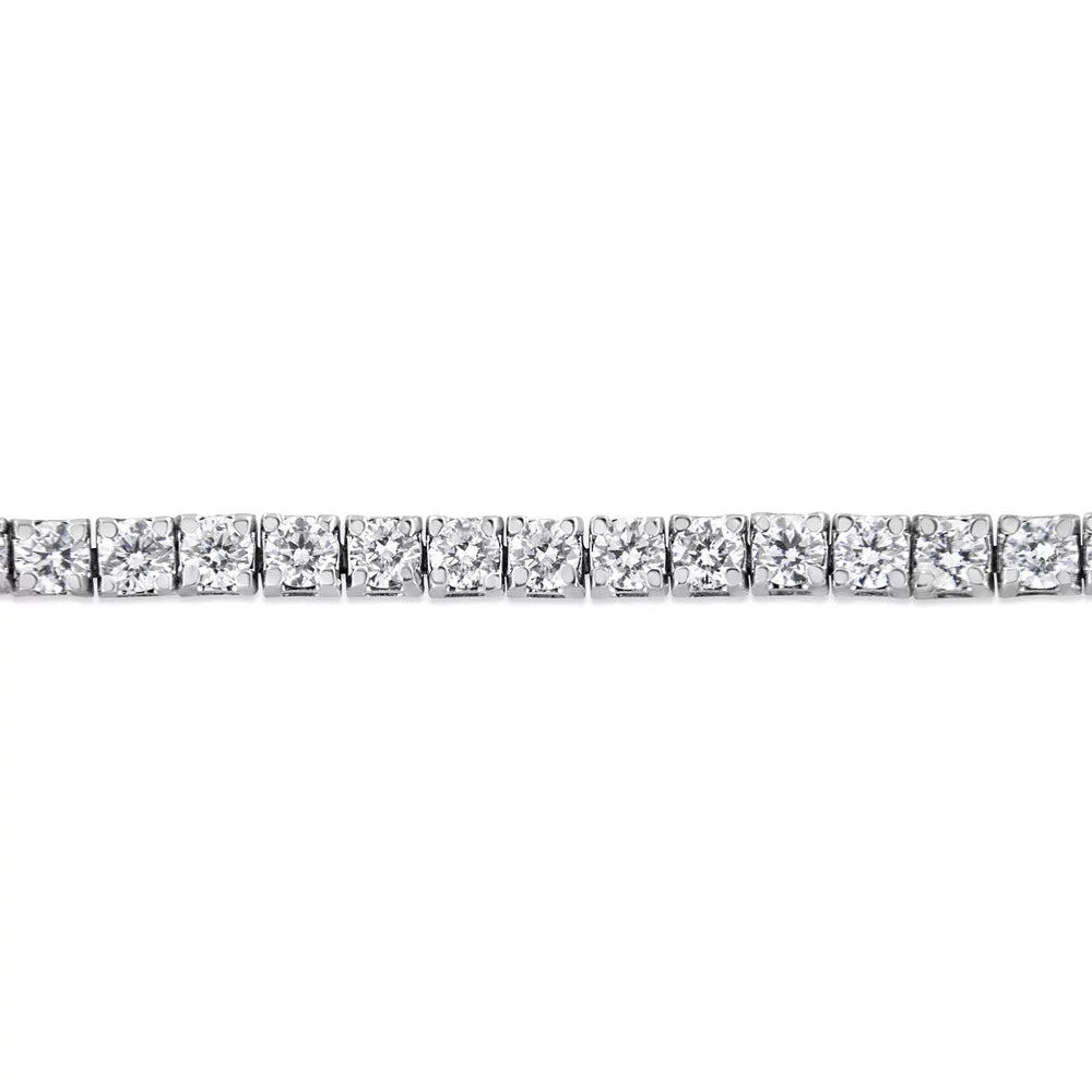 Bracelet Lab Diamond Cttw White Clarity) Color, 7.25" Gold (F-G 2.0 Tennis 14K Classic Grown VS2-SI1