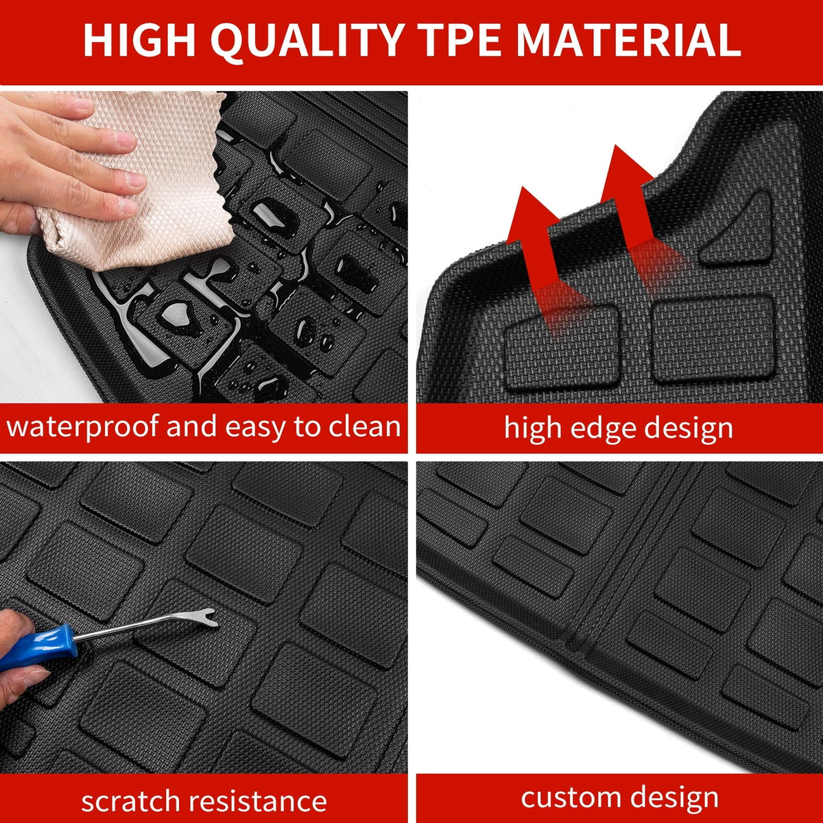2024 Liner TPE Trunk CRV Weather Cargo CR-V All Fuel Mat Liner 2023 Fit Honda Trunk 2023 Non-Hybrid Accessories