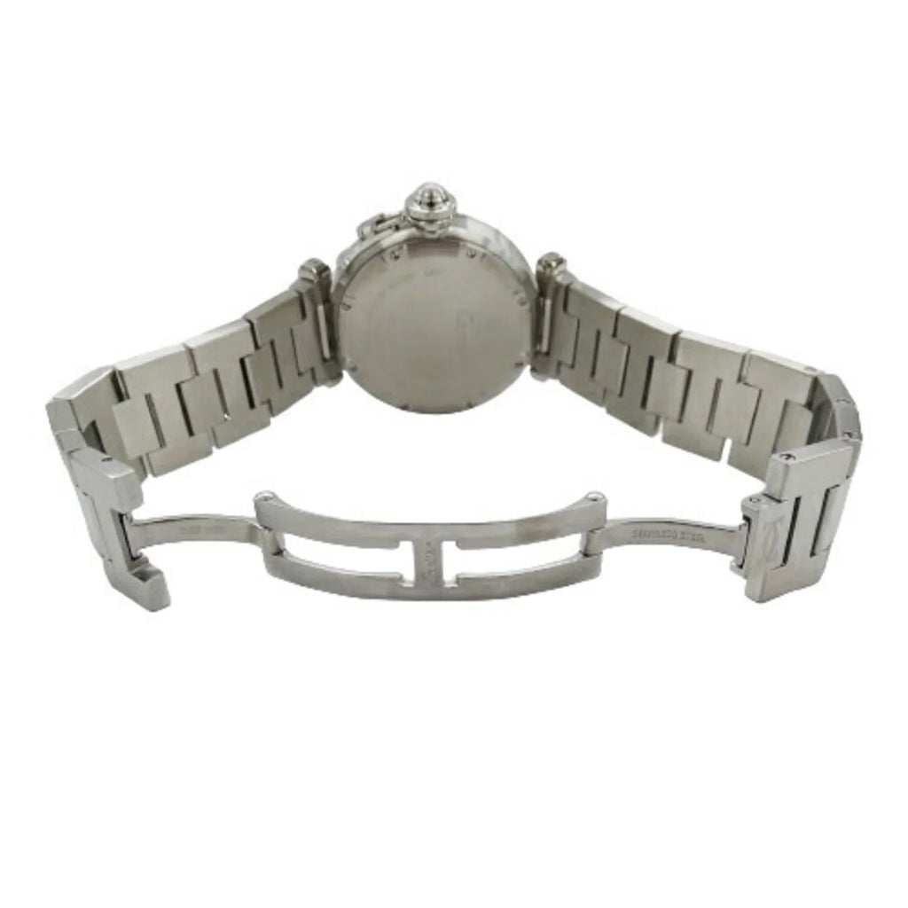 Quartz, W3140007, Miss Ladies Pasha Stainless Polished Pre-Owned (Good) SS, Cartier Steel, Silver, Watch,